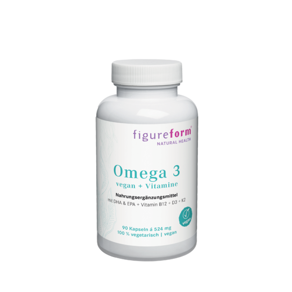 Figūras forma-Omega-3-vegāns- +-vitamīni