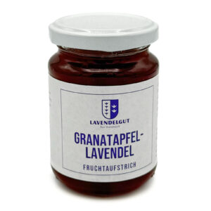 Granatapfel-Lavendel-Fruchtaufstrich