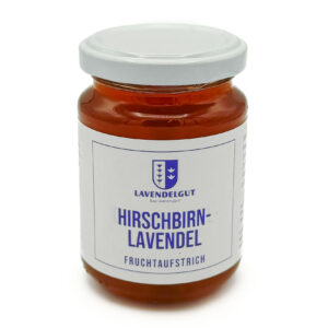 Hirschbirn-lavender fruit spread