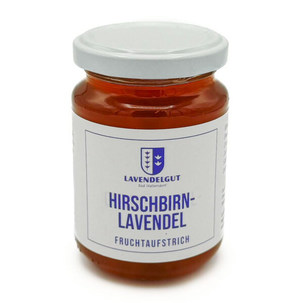 Hirschbirn-Lavendel-Fruchtaufstrich