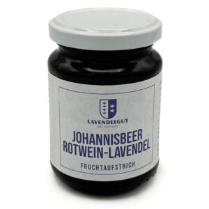 Johannisbeer-Rotwein-Lavendel-Fruchtaufstrich