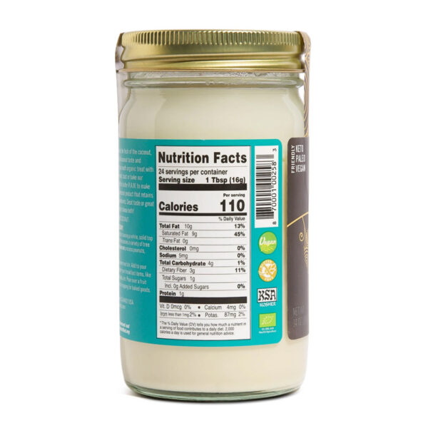 Artisana-Organics-Pure-Coconut Butter_Nutrition Facts