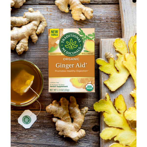 Tradicionālās zāles_Ginger Aid Tea