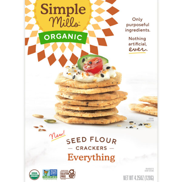 Simple Mills Everything Organic Seed Flour Crackers