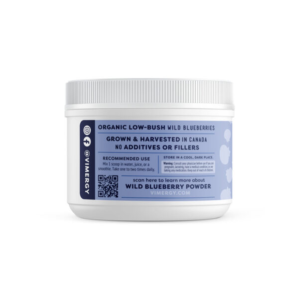 Vimergy® wild blueberry powder, wild blueberry 120 g