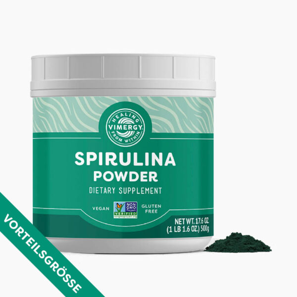 Vimergy spirulina powder_500 g advantage size