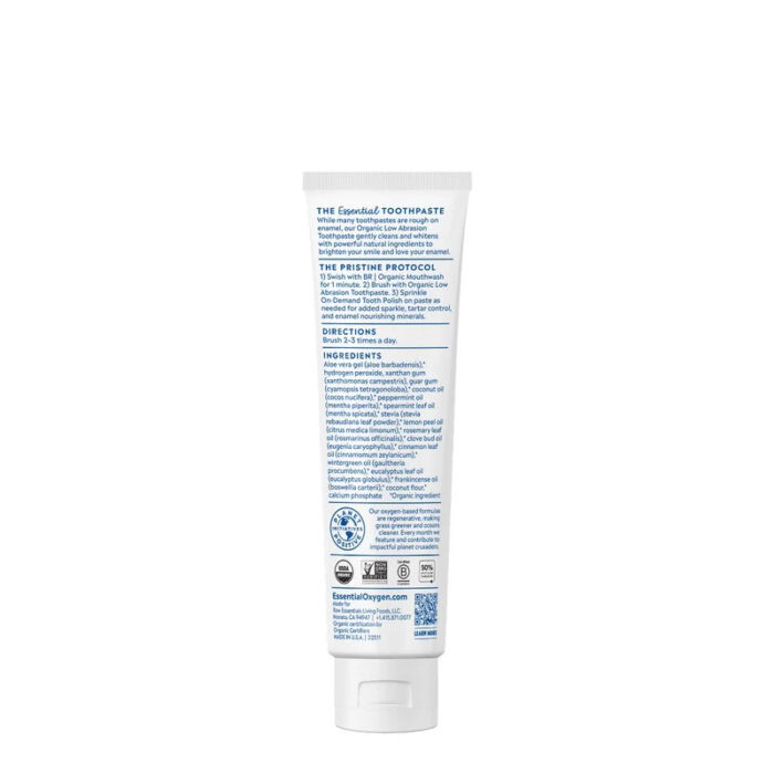 essential oxygen zahnpasta wintergreen