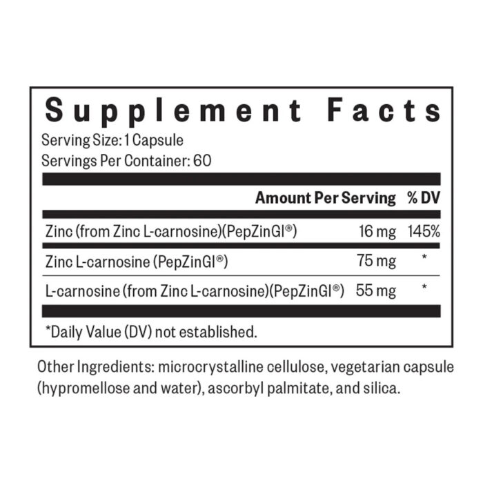 Seeking Health Zinc Carnosine 2
