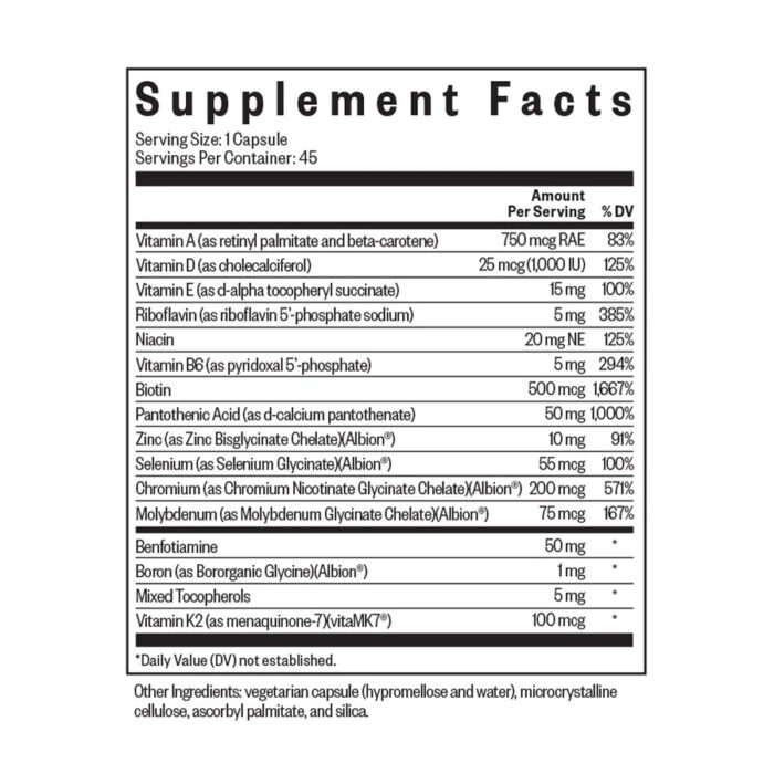 Seeking health Multivitamin One Sensitive 2