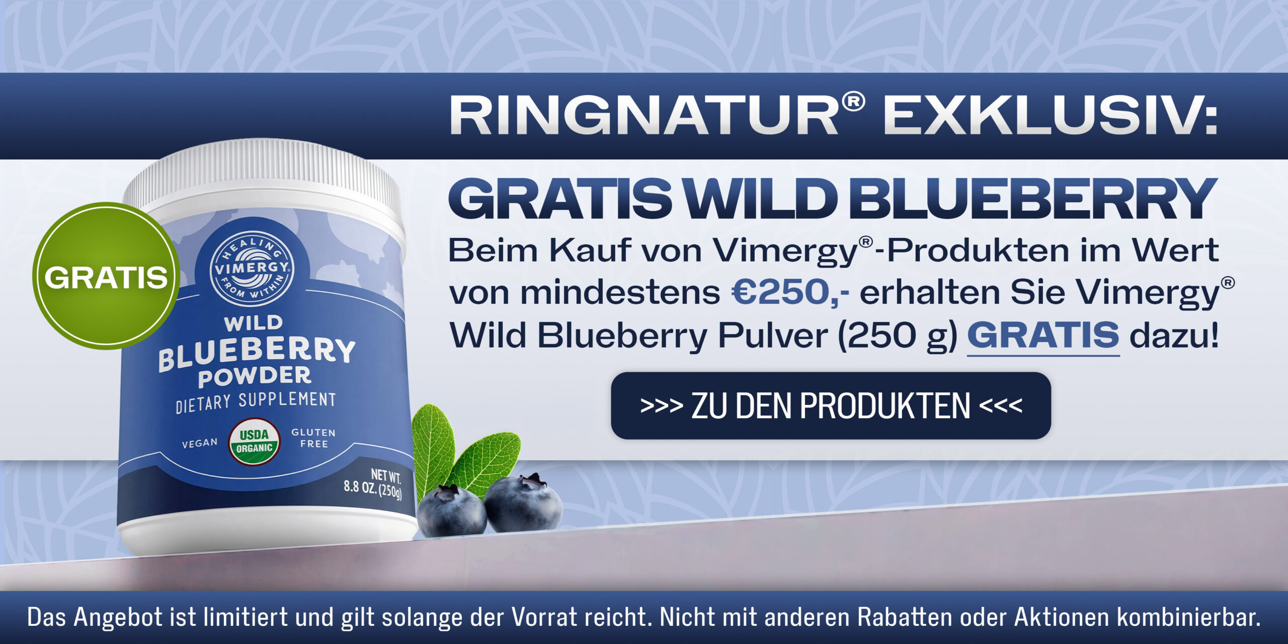 Wild Blueberry Aktion 2026 Slider Desktop