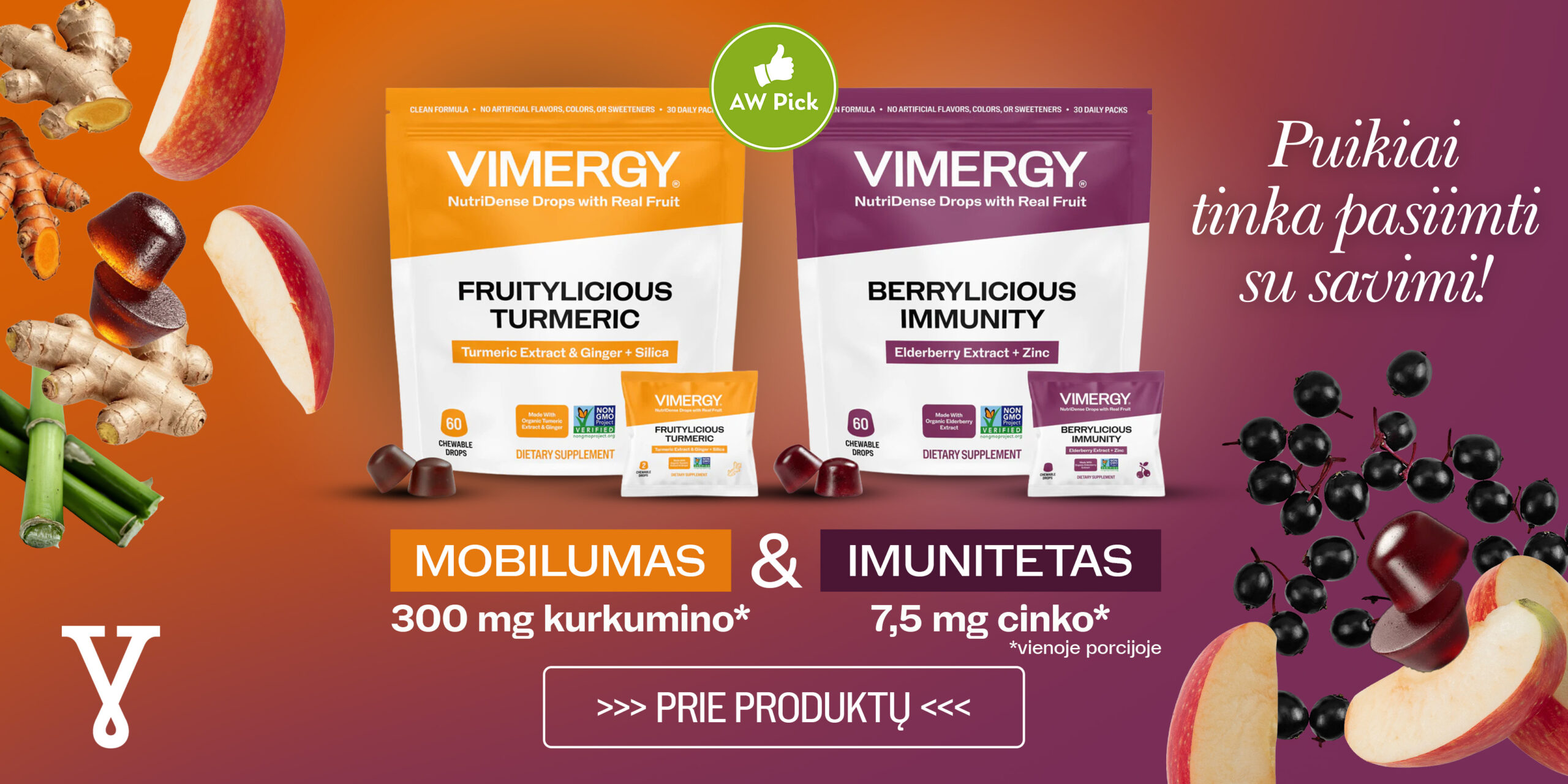 „NutriDense Drops“ slankiklio darbalaukio galutinis variantas