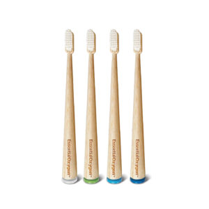 Organic Bamboo Toothbrushes 4er 1