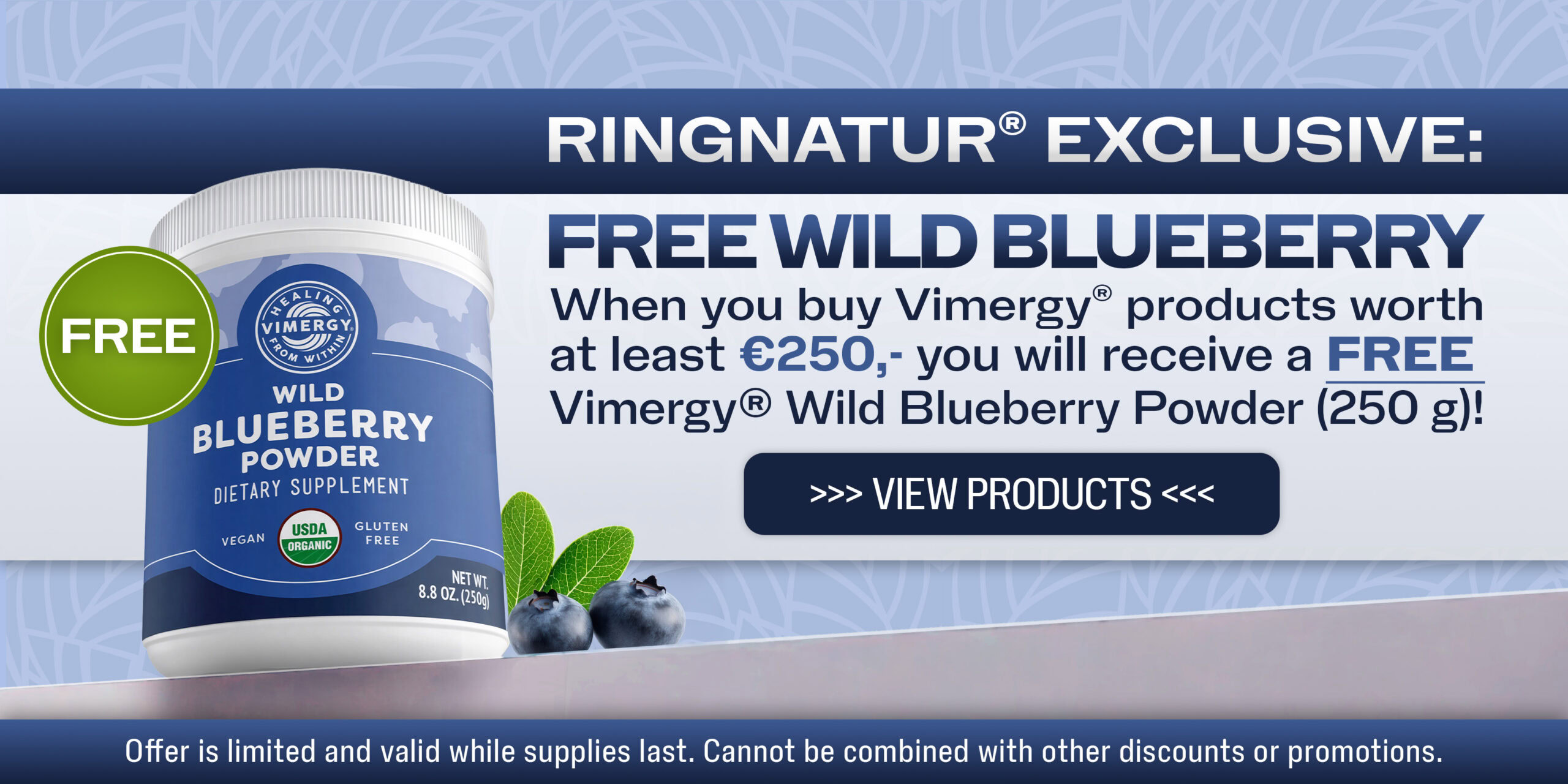 Wild Blueberry Promotion 2026 Slider Desktop