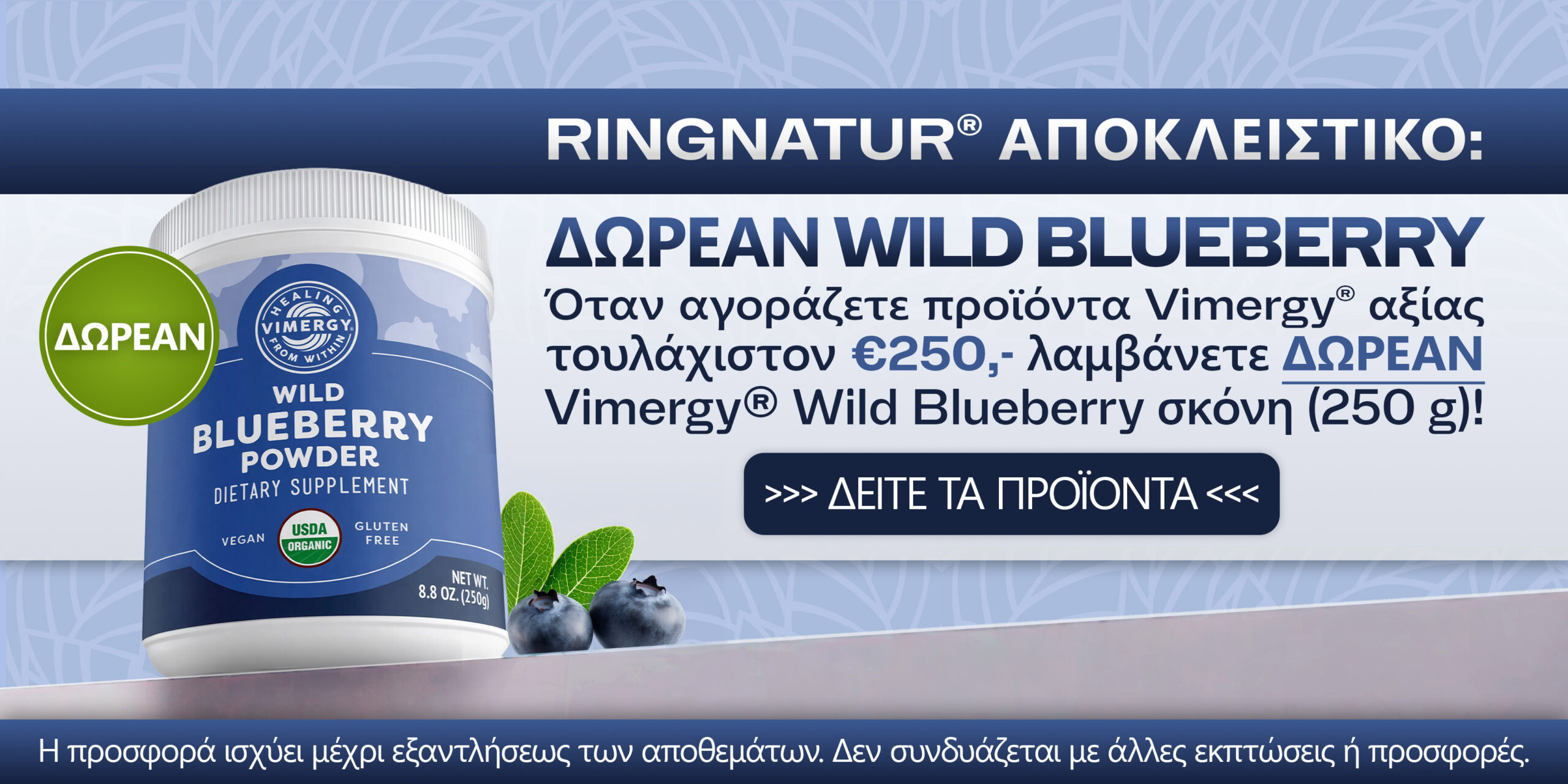Ρυθμιστικό για την επιφάνεια εργασίας του Wild Blueberry Promotion 2026